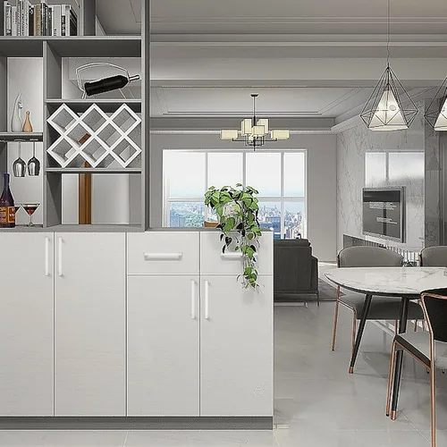 Miniatura 7 de Probrico - Paquete de 20 tiradores para gabinete de cocina con agujeros centrales de 5 pulgadas, de níquel cepillado, tiradores de cajón de esquina