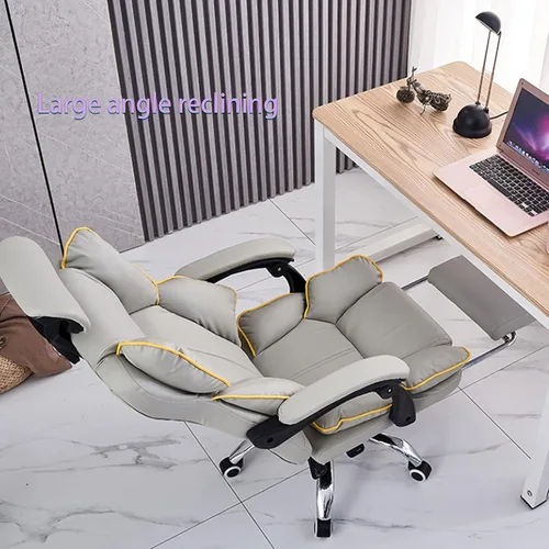 Miniatura 3 de Silla de oficina, silla de escritorio, silla de computadora, silla de computadora rosa, silla de oficina ergonómica, silla de oficina de cuero, Negro
