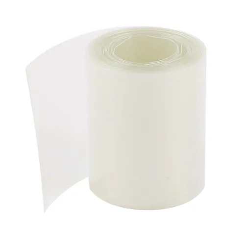uxcell Tubería termorretráctil de PVC de 1.969 in de anchura transparente 6.6 ft para baterías 2 x 18650