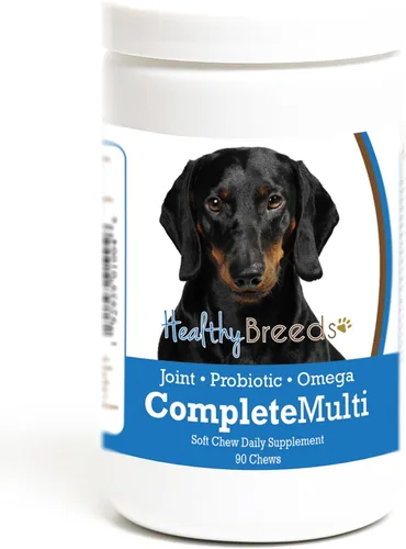 Miniatura 12 de Healthy Breeds Pug todo en uno multivitamínico suave masticable 60