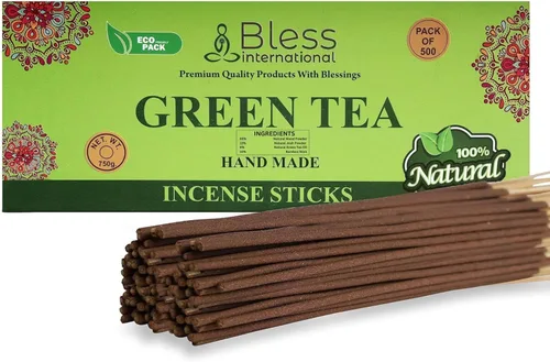 Miniatura 85 de Bless International varillas de incienso 100 % natural hechas a mano, sumergidas a mano, el mejor aroma Incienso y mirra