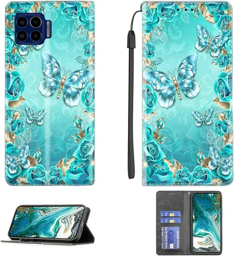 Miniatura 305 de Funda para Moto One Zoom compatible con Motorola One Zoom Phone Case Flip Stand Cover Magnetic Close YHD