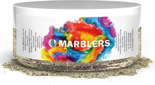 Miniatura 70 de MARBLERS - Polvo de mica de grado cosmético, nacarado, no tóxico, vegano, libre de crueldad, sombra de ojos, esmalte de uñas, arte de uñas, [Gris]