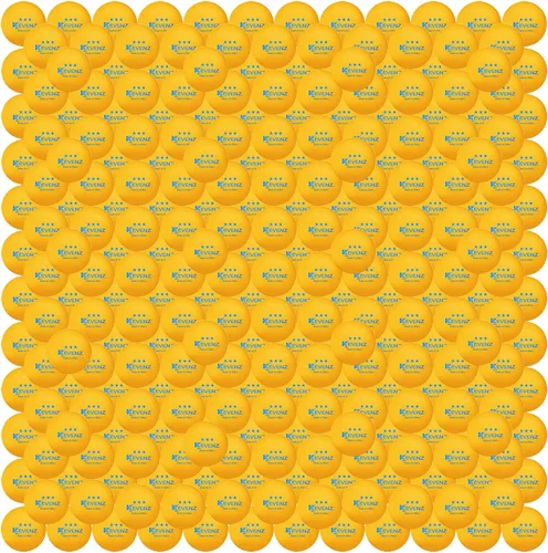 Miniatura 7 de KEVENZ Paquete de 60 pelotas de ping pong de 3 estrellas, pelota de tenis de mesa avanzada de 1.57 pulgadas + mm, pelotas de ping pong al aire