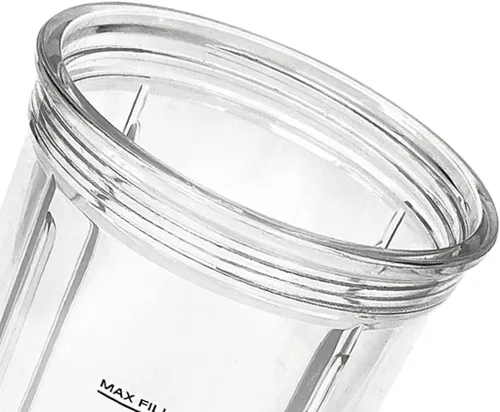 Miniatura 3 de Vaso de piezas de repuesto con tapa To-Go, compatible con NutriBullet Blender Combo, NutriBullet Pro 1000 y NutriBullet Select 2.0 (24 onzas con asa)