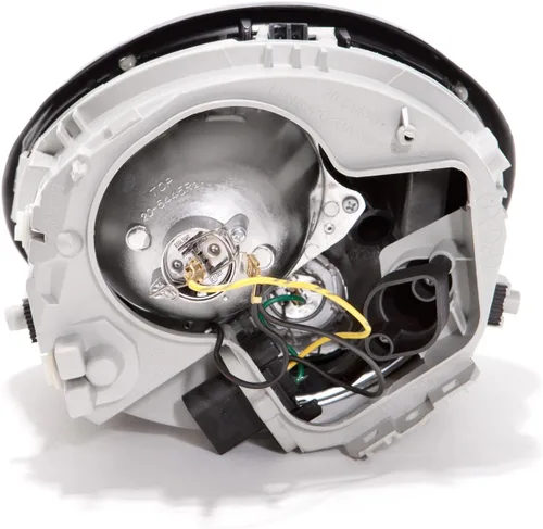 Miniatura 6 de PERDE set de luces delanteras cromadas, halógenas con cristales de rendimiento, para 1998-2005 Volkswagen Beetle.