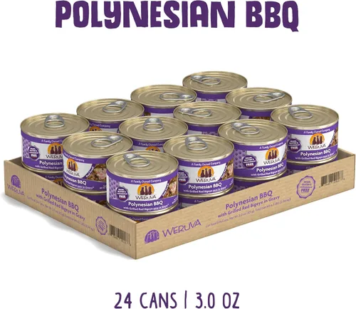 Miniatura 2 de Weruva - Comida clásica para gatos, barbacoa polinesia con red bigeye a la parrilla en salsa, lata de 3 oz (paquete de 24)