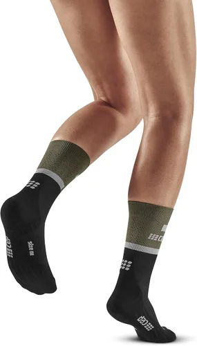 Miniatura 2 de Calcetines deportivos para correr para mujer, de corte redondo, calcetines CEP de corte medio