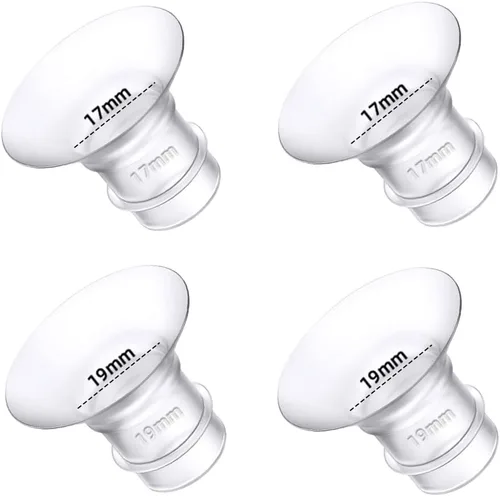 Miniatura 17 de Insertos de brida 19mm 8 piezas, Piezas para extractor de leche portátil compatibles con Momcozy S12 pro/S9 pro/S12/S9/Medela/Spectra/TSRETE