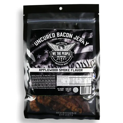 We The People Fundas - Humo de madera de manzano - Cecina de tocino - Bolsa de 2 oz