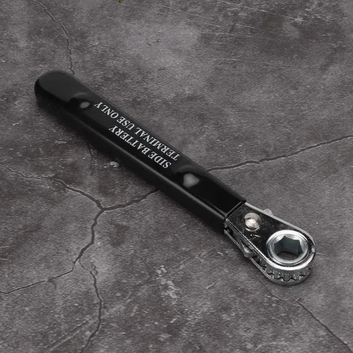 Miniatura 4 de Acouto Llave de terminal lateral, llave de batería lateral de 5/16 pulgadas, llave de trinquete de batería con terminal lateral aislada, herramienta