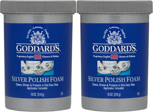 Miniatura 10 de Goddard's Espuma de pulido de plata, limpiador de joyas de plata para antigüedades, accesorios, adornos y más, limpiador para protección