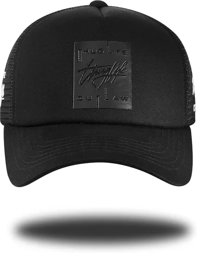 Miniatura 2 de Thuglife Rubber Box Patch Sport Outdoor Kpop Mesh Baseball Cap Foam Trucker Hat