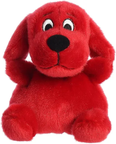 Miniatura 2 de Aurora Juguetón Clifford Palm Pal Clifford - Animal de peluche - Nostalgia infantil - Compañerismo duradero - Rojo 5 pulgadas