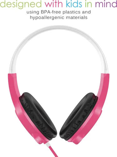 Miniatura 7 de MEE Audio KidJamz - 3 auriculares de escucha segura para niños con limitador de volumen y micrófono integrado, auriculares ajustables en la oreja