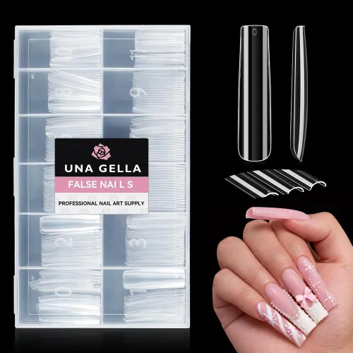 Miniatura 8 de UNA GELLA No necesita lámpara de pegamento sólido para uñas a presión: uñas acrílicas súper fuertes semi pegamento de uñas gel de curado rápido 0.3