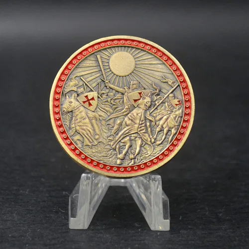 Miniatura 5 de Moneda de Armadura de Dios de los Caballeros Templarios