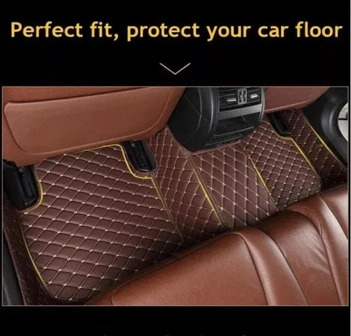 Miniatura 5 de Alfombrillas de cuero personalizadas para automóvil, impermeables, antideslizantes, adecuadas para automóviles, SUV, camionetas, lindos tapetes