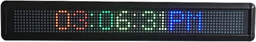 Protable Gym Timer Led Control remoto Información Texto LED Displ-ay Board p7.62 Interior programable Información Rolling Sign Board Outdoor Digital