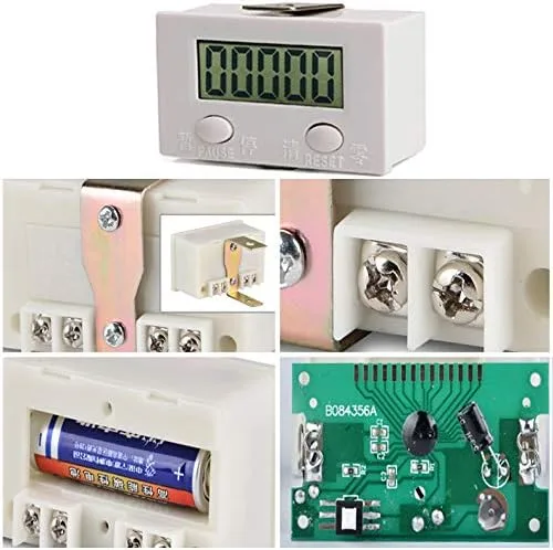 Miniatura 6 de DIGITEN LCD Digital 0-99999 - Contador de 5 dígitos Plus Plus UP + Sensor de interruptor de proximidad con imán