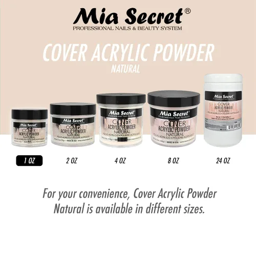 Miniatura 5 de Mia Secret Cubierta de polvo acrílico natural 1 oz.