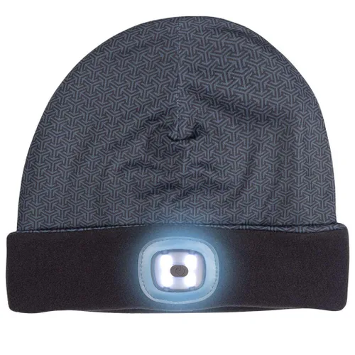 Miniatura 3 de Gorros y diademas reversibles con forro polar de rendimiento LED para correr 3 modos de luz, midnight, talla única