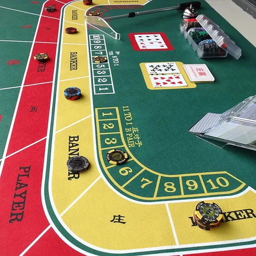 Miniatura 5 de Tapete de póquer de póquer, tapete de póquer portátil profesional para ruleta de casino, tapete de diseño de mesa plegable para juegos de póquer