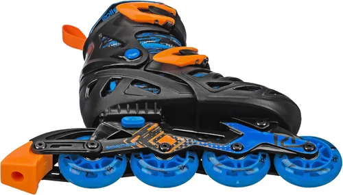 Miniatura 3 de Roller Derby Tracer Patines en línea ajustables para niños, niñas, principiantes Negro/Azul/Anaranjado