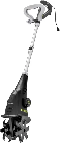 Miniatura 8 de Cultivadora eléctrica Sun Joe con ruedas, 16", Verde