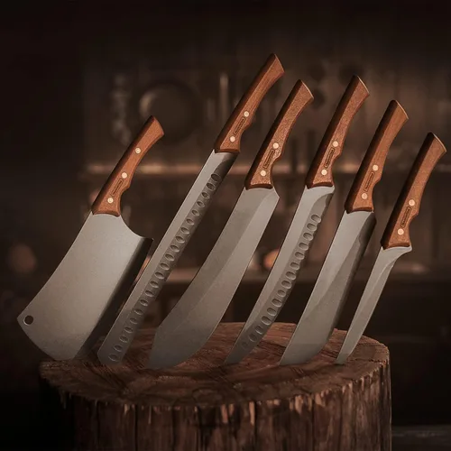 Miniatura 4 de Tramontina Churrasco - Cuchillo de acero inoxidable de hoja negra de 9.843 in, el mejor diseño para uso en exteriores, cuchillo Gyu, hoja de acero