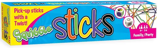 Squiggle Sticks - Juego de palos de recogida con un giro, habilidades motoras finas y agilidad, familia, niños a partir de 6 años, 2-6 jugadores