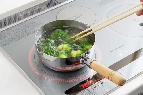 Miniatura 7 de Olla japonesa Yukihira de acero inoxidable de 7.9 in, 2.2 cuartos de galón, fabricada en Japón, 1 paquete