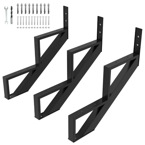 Miniatura 17 de Paquete de 3 elevadores de escalera de acero de 1 escalón, cuerda de escalera de metal resistente, cuerda de escalera de acero resistente