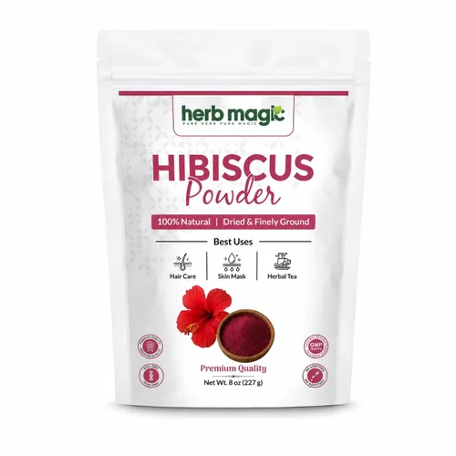 Miniatura 11 de Flores secas de hibisco perfectas para té y agua fresca mexicana, flor de jamaica, flores enteras y pétalos Herbmagic