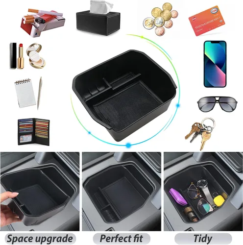 Miniatura 2 de SKTU Compatible con 2020-2024 2025 Land Rover Defender organizador de consola central 2023 2024 2025 accesorios Defender 2024 2025 bandeja