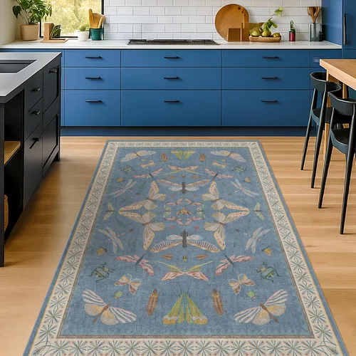 Miniatura 131 de Hazo Haus Alfombra de Baño Bohemia Lavable 2x3, Alfombras Pequeñas para Cocina, Tocador, Puerta Principal Entrada Interior, Antideslizante Pelo Bajo