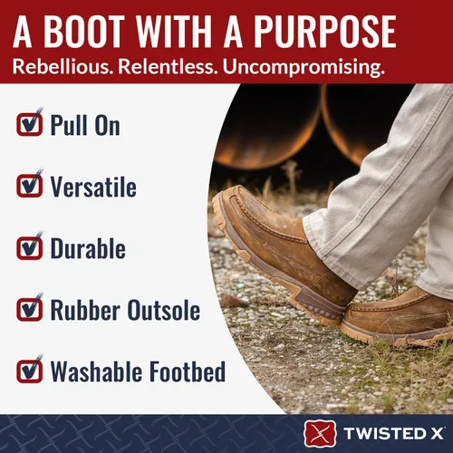 Miniatura 5 de Twisted X - Botas de trabajo para hombre de 11.0in con tecnología CellStretch Comfort