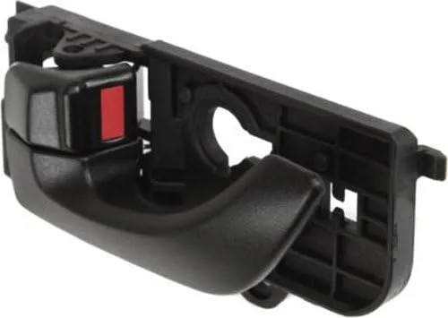 Miniatura 4 de OE Replacement - Manija de puerta interior negra para lado del conductor con botón de bloqueo de puerta para Hyundai - REPHY462162