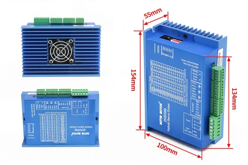 Miniatura 6 de RATTMMOTOR 8Nm Nema34 Motor paso a paso de bucle cerrado 8N.m 3.386x3.386x4.646 in 6A, híbrido 2-fase 2HSS86 Kit de controlador de controlador