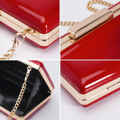 Miniatura 22 de Bolso de noche – Monederos pequeños para mujeres, bodas y fiestas, bolsa de noche formal para mujer