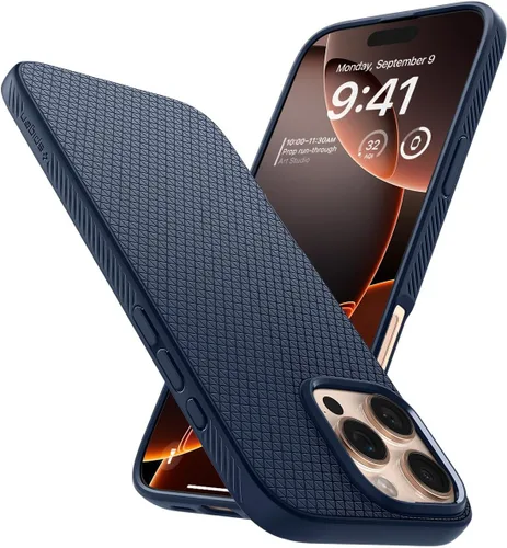 Miniatura 24 de Spigen Liquid Air - Funda diseñada para iPhone 13 (2021), color negro mate