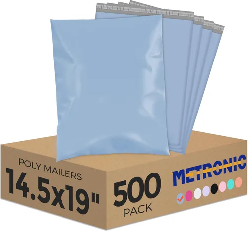 Miniatura 26 de Metronic 100 unidades de sobres de polietileno de 24 x 24 pulgadas, bolsas de envío grandes para ropa, bolsas de correo adhesivas fuertes