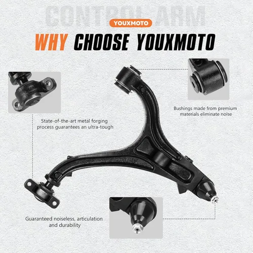 Miniatura 4 de Brazos de control delanteros superiores e inferiores aptos para Jeep Commander 2006-2010, Grand Cherokee (excluye SRT8) 2005-2010, 12 kits