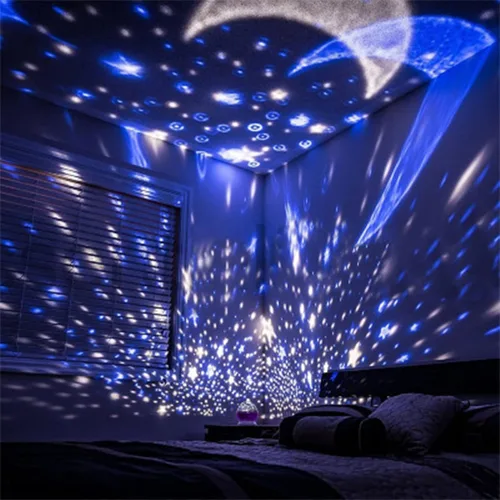 Miniatura 3 de Proyector de estrellas, luz nocturna, luz nocturna romántica súper brillante, luz de estrellas, proyector de sueños de estrellas LED coloridas