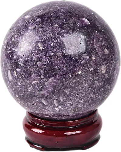 Miniatura 83 de JIC Gem Esfera de cristal de cuarzo Pietersite, bola de cristal decorativa azules y marrones dorados para meditación, decoraciones de mesa