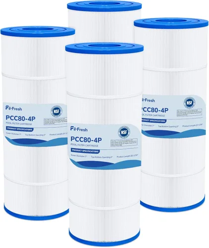Fil-fresh Cartucho de filtros de piscina CCP320 compatible con Pentair Clean & Clear Plus 320, sustituye a Pleatco PCC80-PAK4, Pentair R173573,