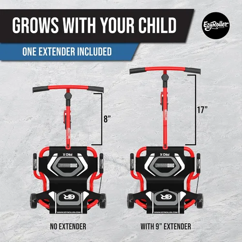Miniatura 3 de EzyRoller Nuevo Pro-X Juguete Montable para Niños y Adultos - Rojo Juguete de equitación galardonado para exteriores e interiores para niños