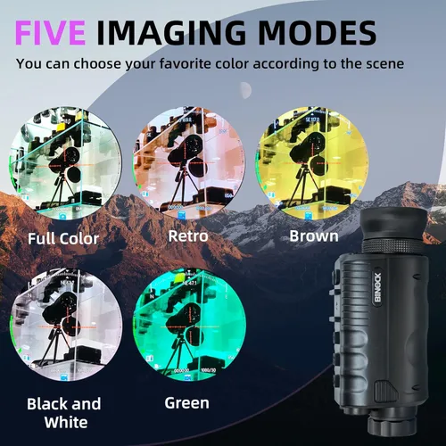Miniatura 4 de BINOCK NVG40 Pro WiFi - Gafas de visión nocturna para adultos, montaje en casco, OLED, pantalla circular grande, visión nocturna, monocular, doble