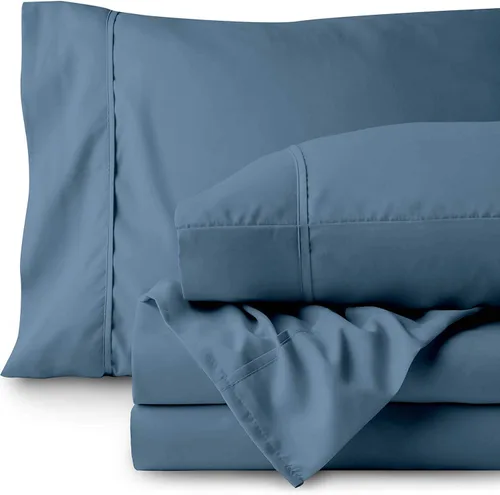 Miniatura 7 de RRlinen Juego de sábanas de tamaño individual, sábanas de lujo para hotel, extrasuaves, bolsillos de 26 pulgadas de profundidad, fácil ajuste
