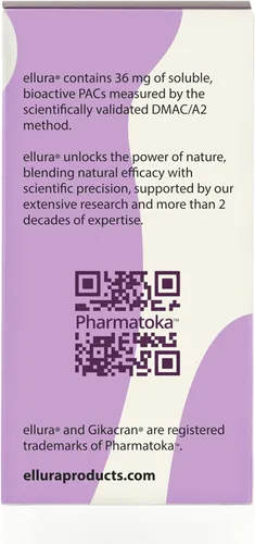 Miniatura 3 de ellura 36 mg de PAC solubles y bioactivos respaldados clínicamente – Extracto de jugo de fruta de arándano 100% concentrado, para la salud